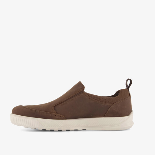 ECCO suede heren instappers bruin