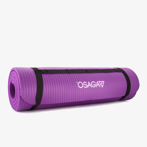 Yoga fitness mat paars