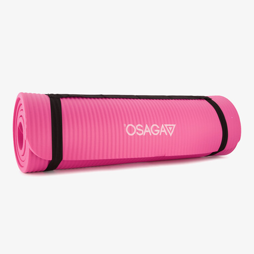 Yoga fitness mat roze