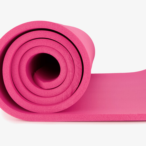 Yoga fitness mat roze