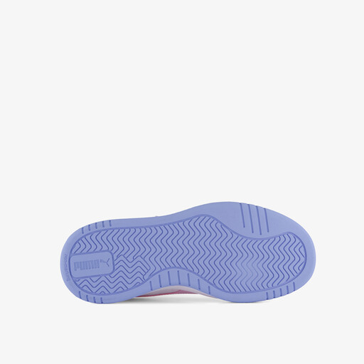 Caven III Block meisjes sneakers blauw roze