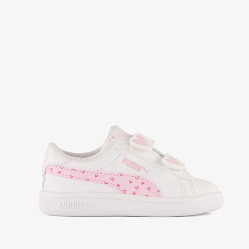 Smash 3.0 Hearty V INF meisjes sneakers wit roze