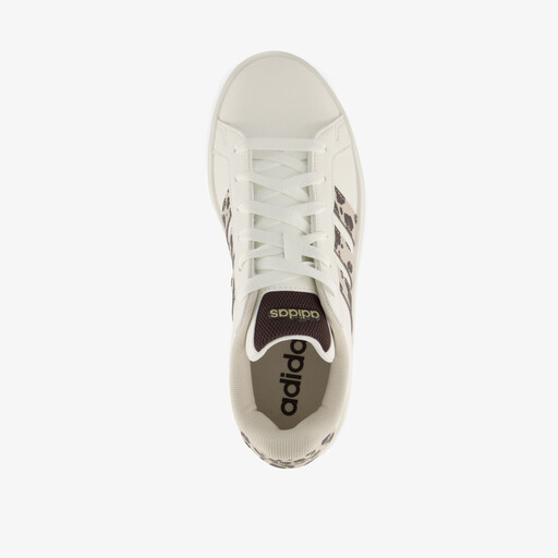 Grand Court 3.0 sneakers wit bruin