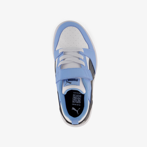 Rebound V6 Low kinder sneakers blauw wit