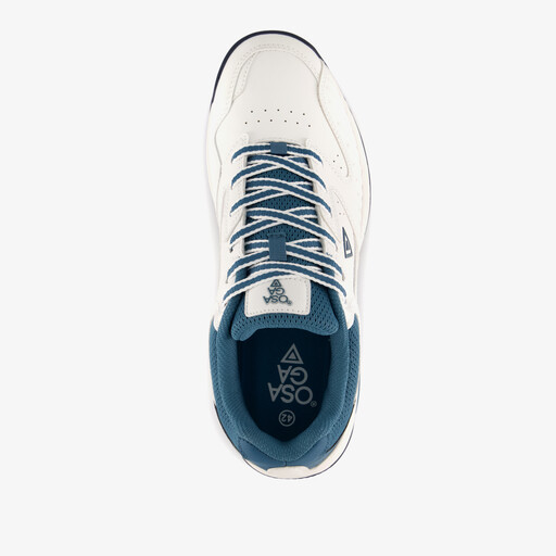 Heren padelschoenen wit blauw