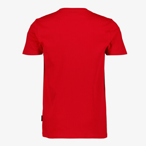 Heren T-shirt met opdruk rood