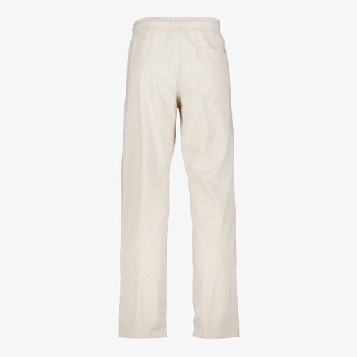 Linnen broek heren beige