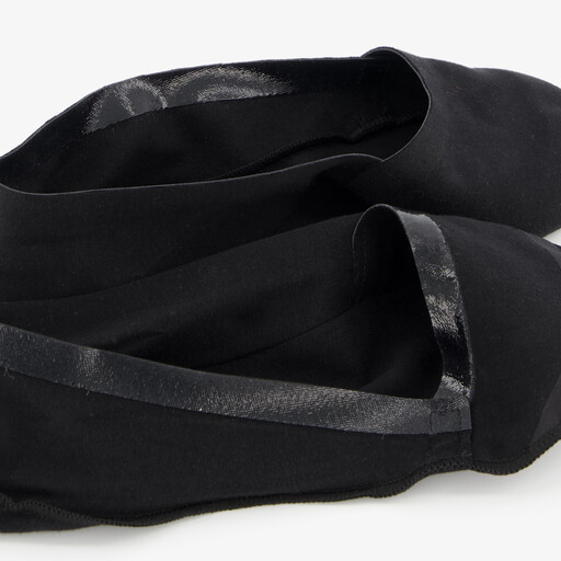 2 paar lage loafer sokken zwart