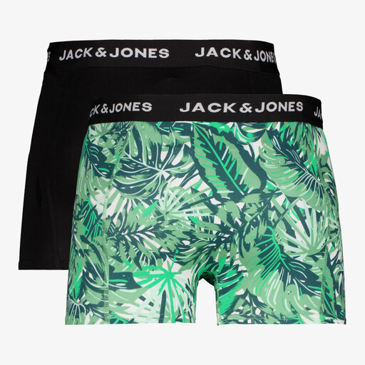 2-pack heren boxershorts groen zwart