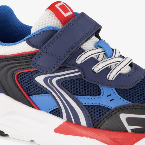 Jongens sneakers blauw rood