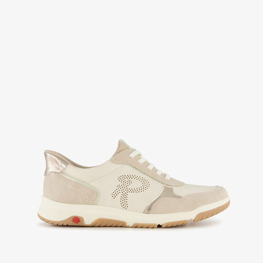 Reslip dames sneakers beige