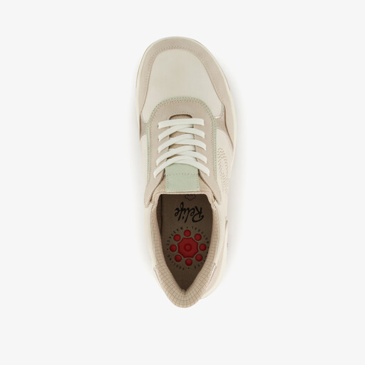 Reslip dames sneakers beige