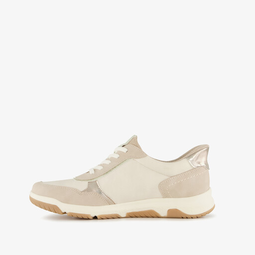Reslip dames sneakers beige