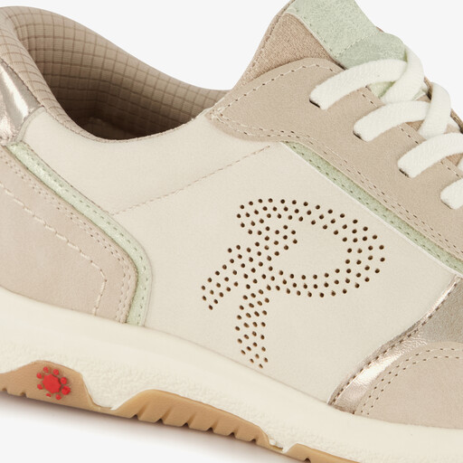 Reslip dames sneakers beige