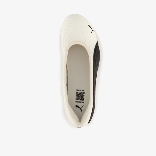 Catch Soleil dames ballerina sneakers wit zwart
