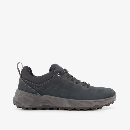 Leren heren wandelschoenen cat. A zwart