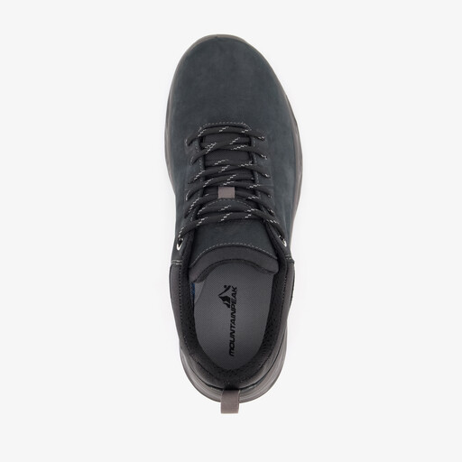 Leren heren wandelschoenen cat. A zwart