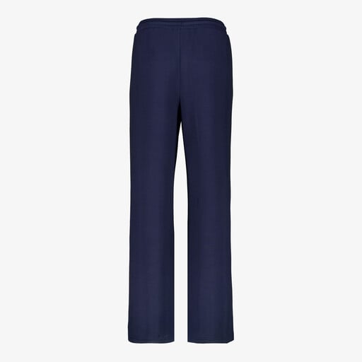 Dames wide leg broek blauw