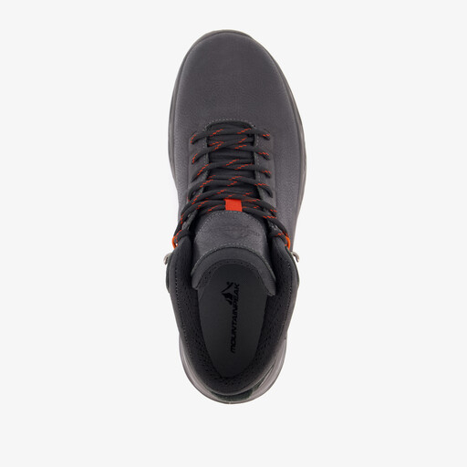 Leren heren wandelschoenen cat. B zwart