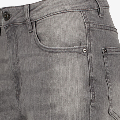 Dames mom jeans grijs