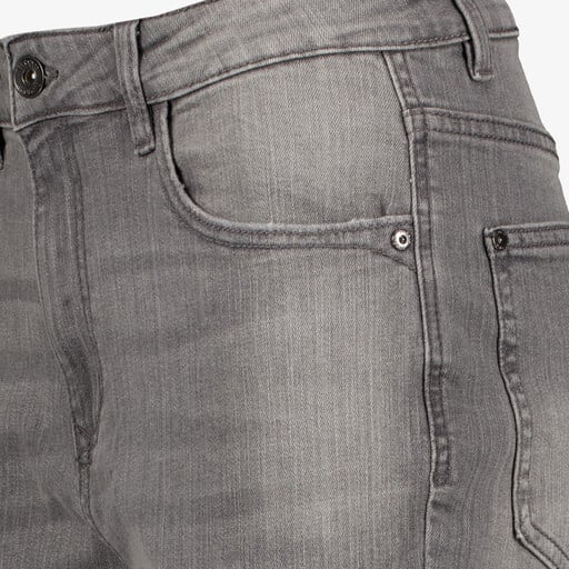 Dames mom jeans grijs