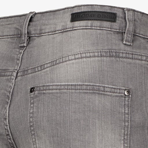 Dames mom jeans grijs
