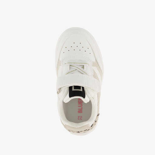 Meisjes sneakers met dierenprint wit