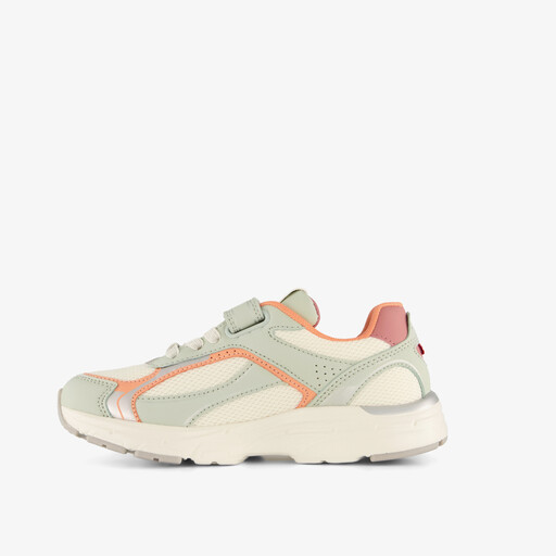 Meisjes sneakers beige pastel
