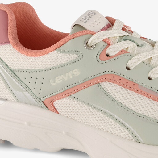 Meisjes sneakers beige pastel