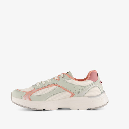 Meisjes sneakers beige pastel