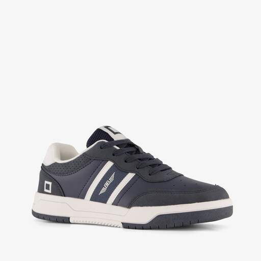 Jongens sneakers blauw wit