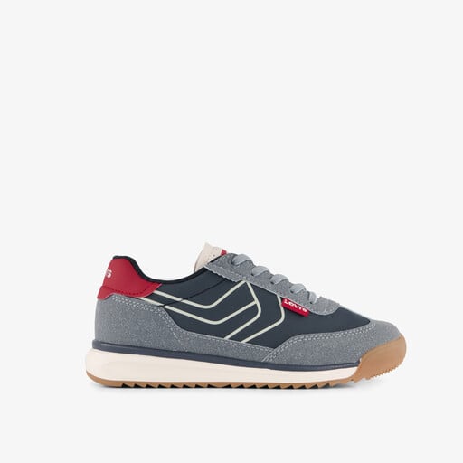 Jongens sneakers blauw rood