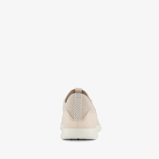 ECCO Gruuv Lite W Limestone leren dames sneakers beige