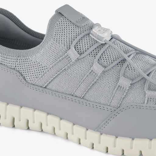 ECCO Gruuv Lite W Limestone leren dames sneakers blauw