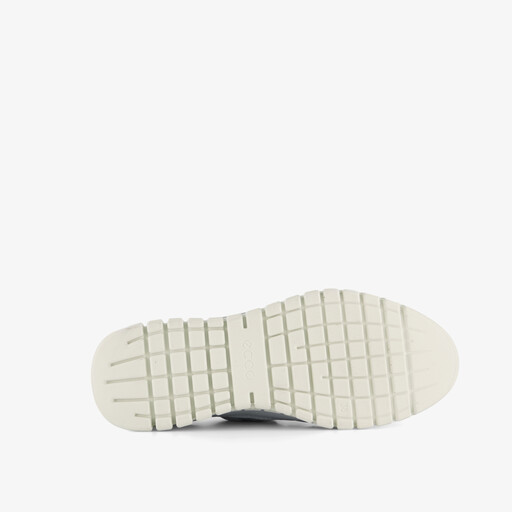 ECCO Gruuv Lite W Limestone leren dames sneakers blauw