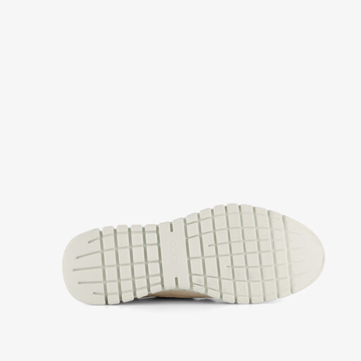 ECCO Gruuv Lite W Limestone leren dames sneakers beige
