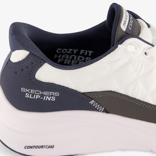 Cozy Fit heren sneakers wit blauw