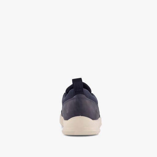 ECCO suede heren instappers blauw