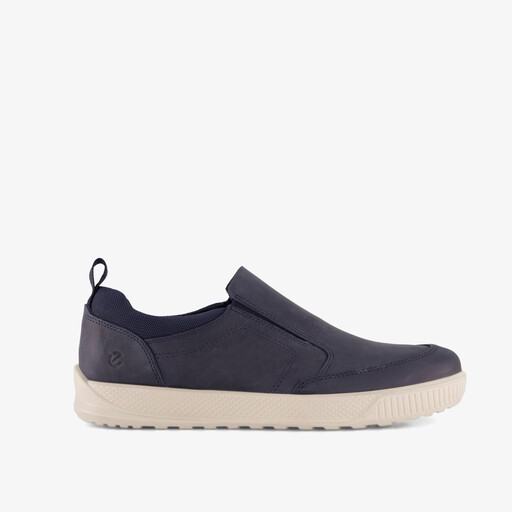 ECCO suede heren instappers blauw
