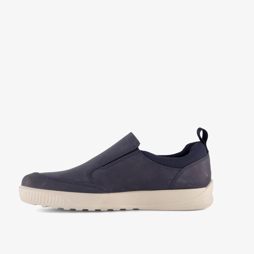 ECCO suede heren instappers blauw
