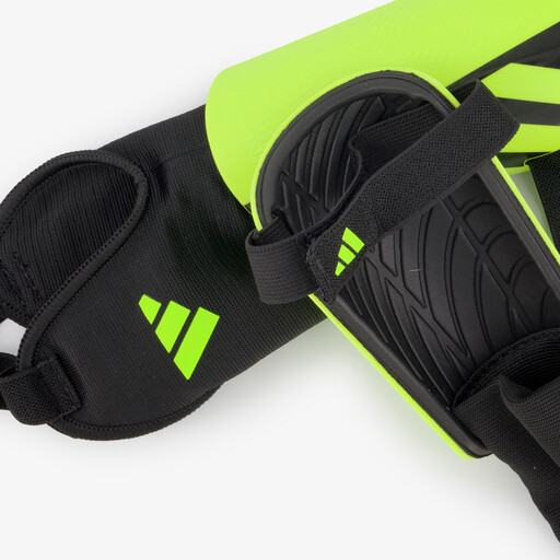 Tiro Match kinder scheenbeschermers zwart goud