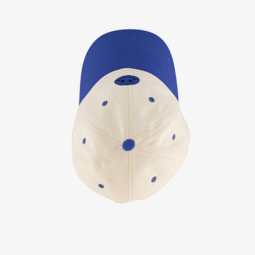 Kinder pet met smiley wit blauw