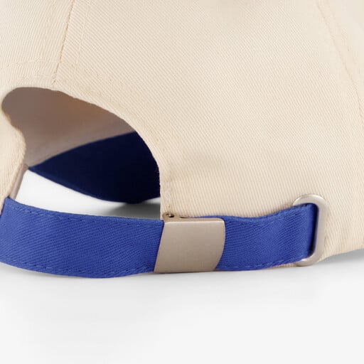 Kinder pet met smiley wit blauw