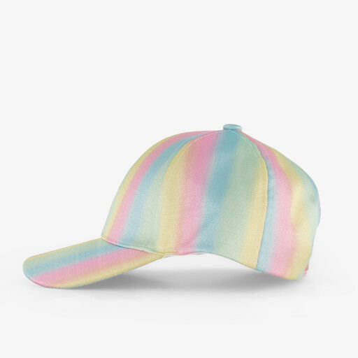 Meisjes pet met regenboogkleuren