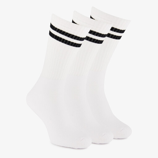 3-pack unisex sportsokken wit