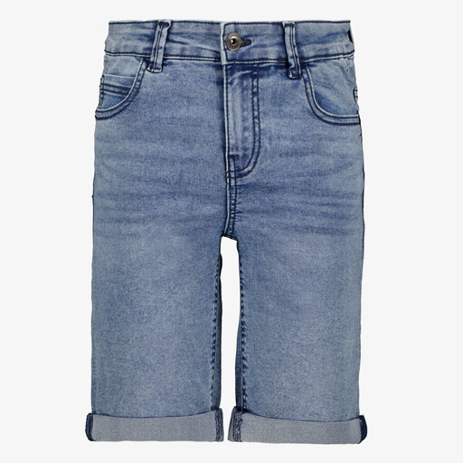 Jongens denim short blauw