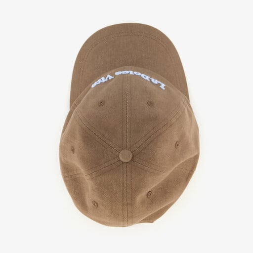 Dames pet bruin met tekst