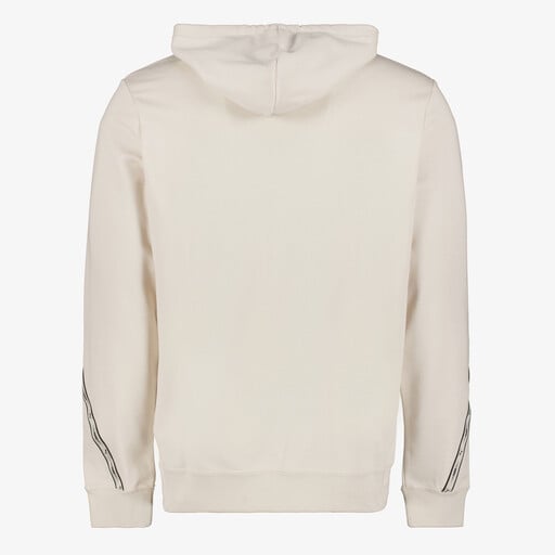 ESS Tape heren hoodie cremekleurig