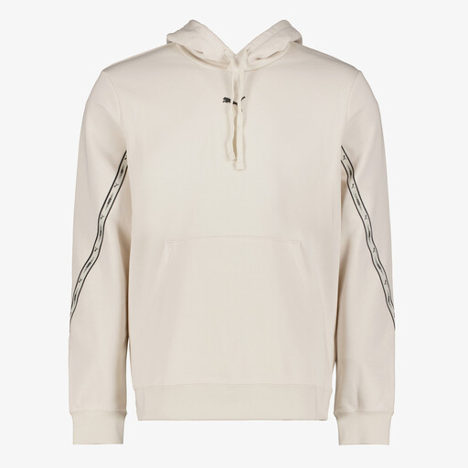 ESS Tape heren hoodie cremekleurig