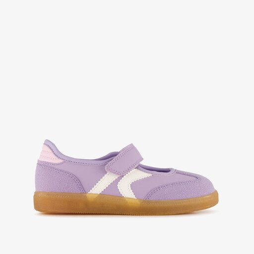 Meisjes ballerina sneakers lila